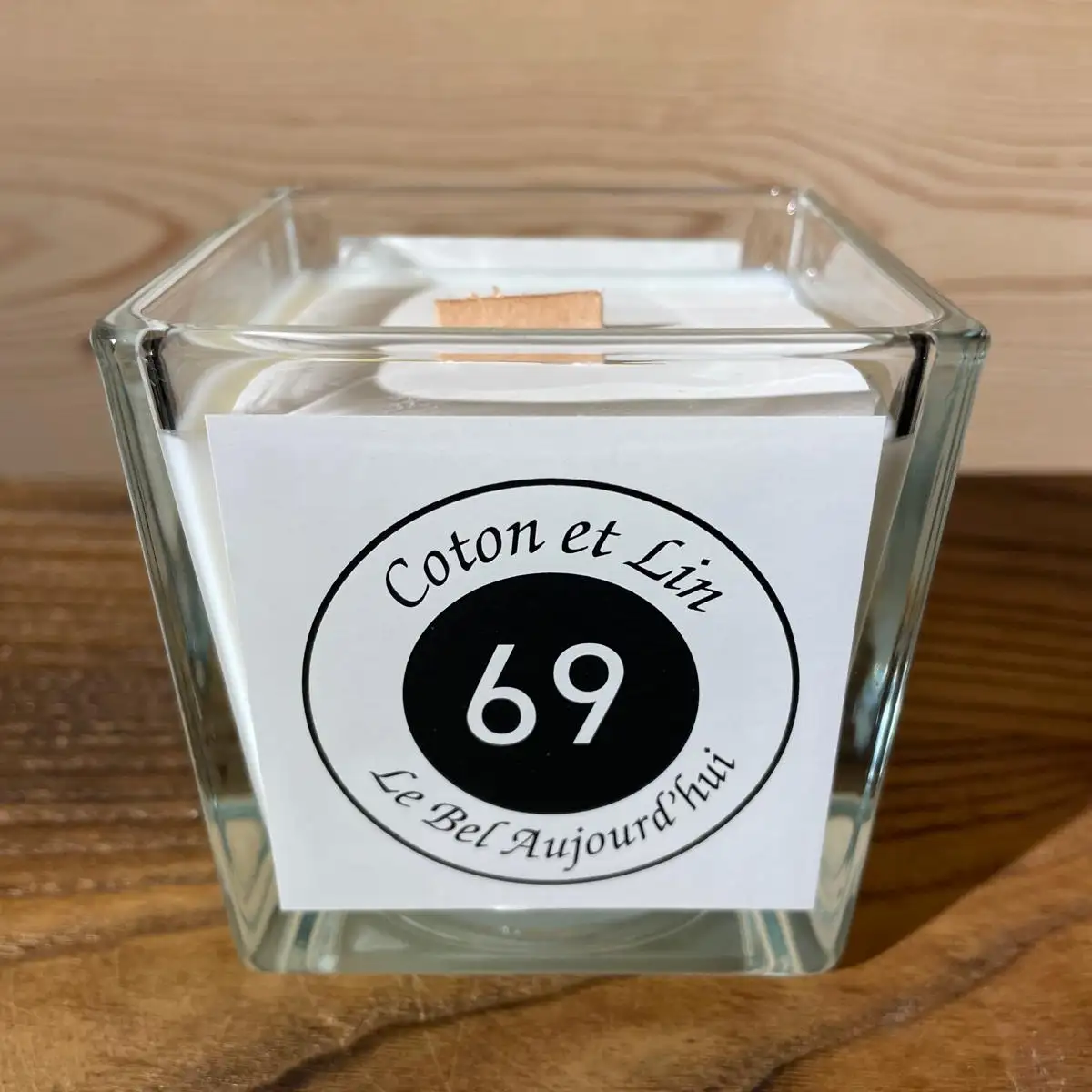 Bougie Parfumée - Senteur Coton et Lin